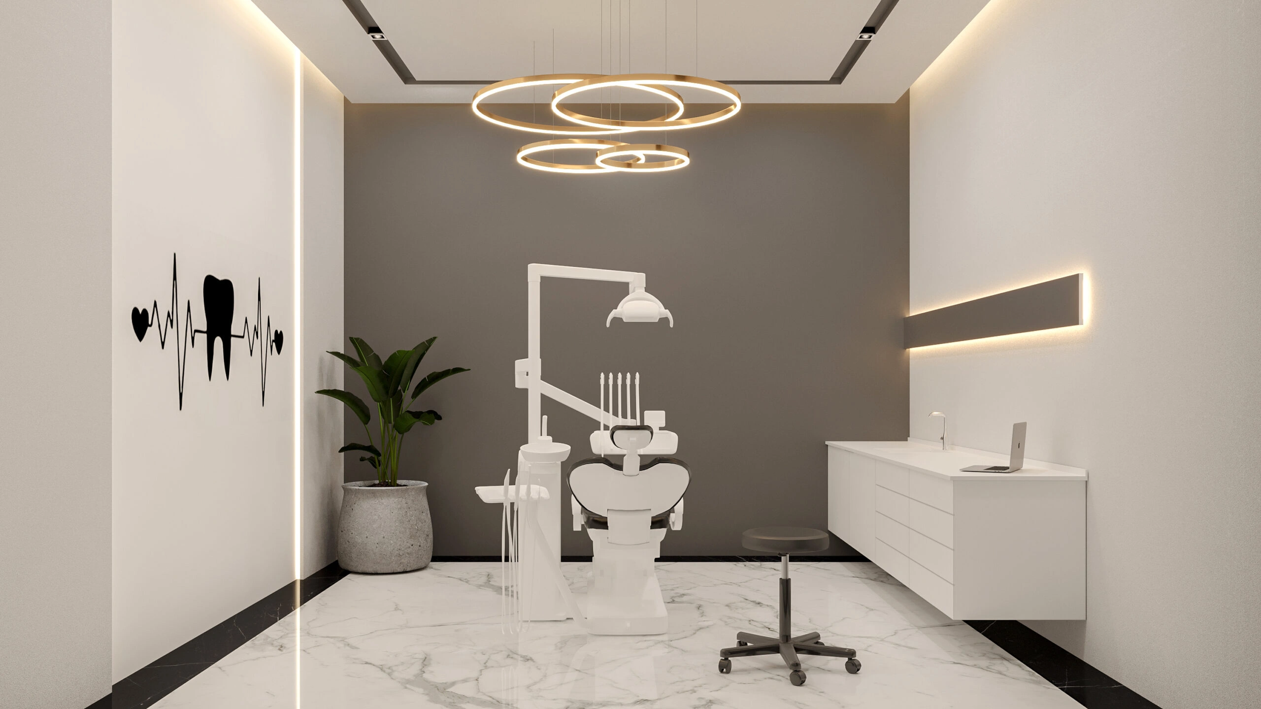 Dent Elitium Diş Kliniği - Mağaza-Showroom Projesi | EYF Mimarlık